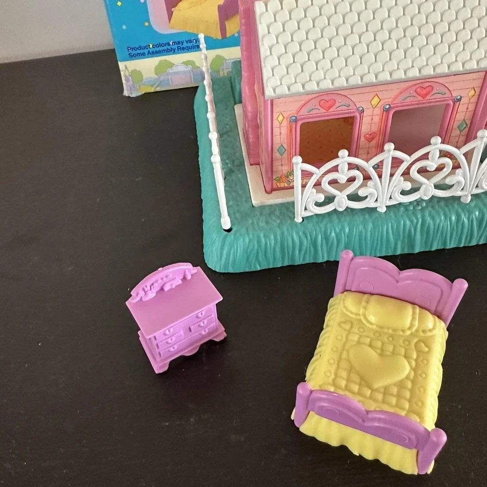 Vtg Petite Ponies My Little Pony Mini Whinny Winks Inn With Box